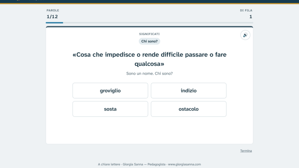 Giordi, In altre parole: il gioco «Chi sono?»