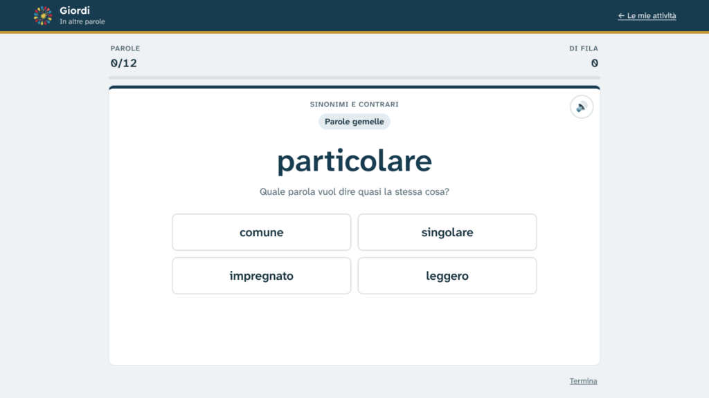 Giordi, In altre parole: le parole gemelle
